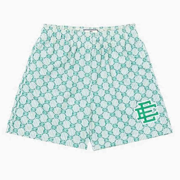 

summer luxury fashion mens eric emanuel shorts ee short newyork city skyline designer running jogging fitness quick dry loose women gym mesh, White;black