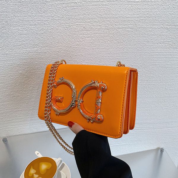 

new designer bags 2022 women's chain single shoulder messenger armpit candy color fashion small square
