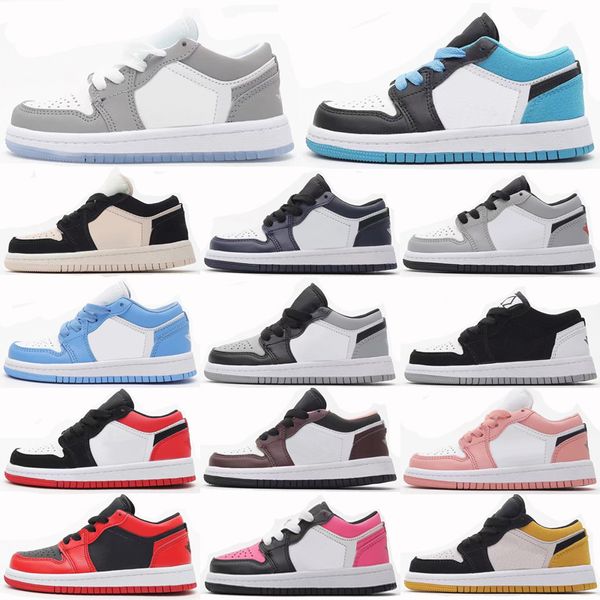 

kids basketball shoes unc pine green 1 1s low university blue smoke grey starfish red obsidian yellow banned bred chicago black purple sneak