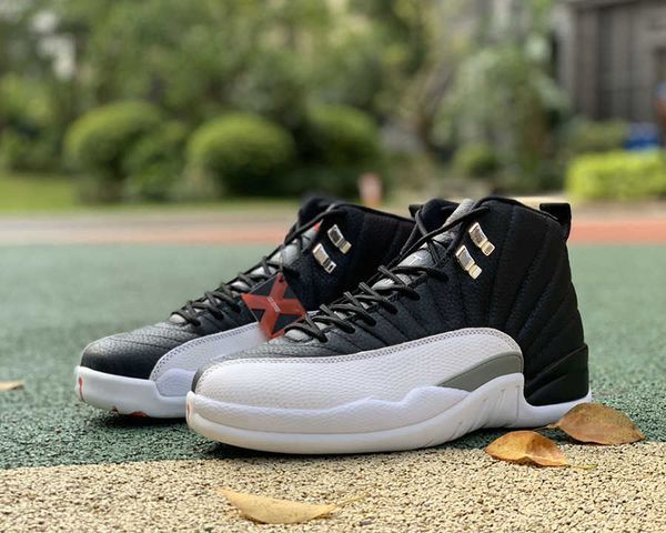 

shoes jumpman 12 designer 12s black white true carbon soles outdoor sports luxurys sneakers 13 ship