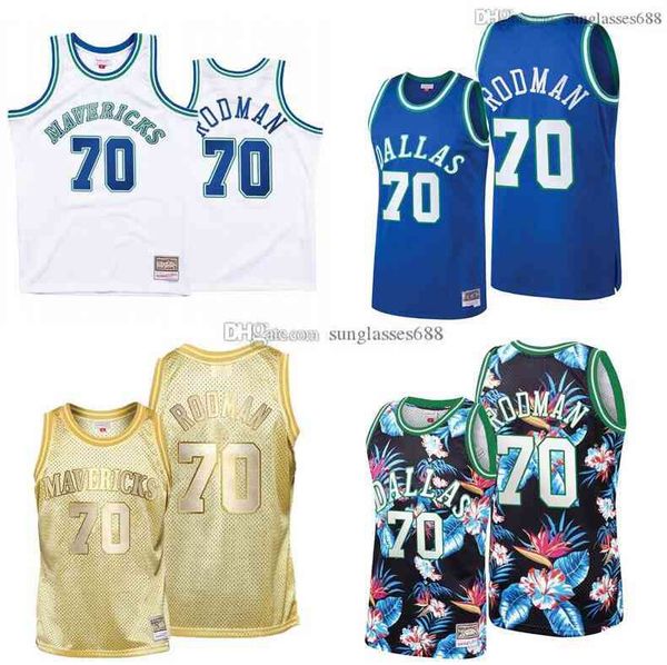 

stitched dennis rodman jersey s-6xl mitchell & ness mesh hardwoods classics retro basketball jerseys men women youth, Black