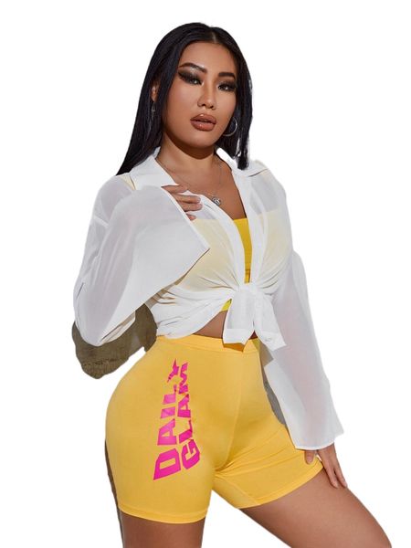 

sxy button through drop shoulder sheer blouse b5so#, White