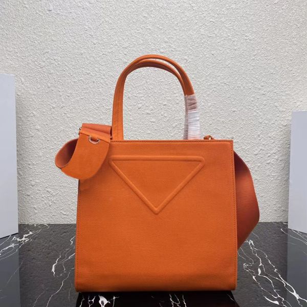 

luxury fashion simple twill tote bags crossbody messenger wholesale canvas bucket shopping bag open pocket detachable adjustable shoulder st