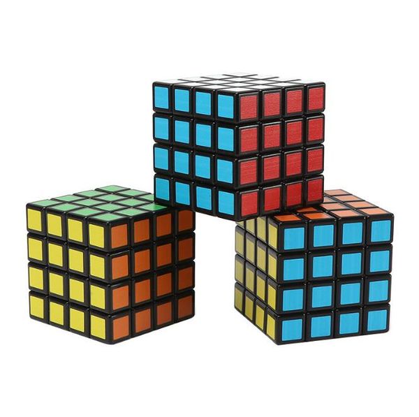 Grinder de fumaça Creative Rubik's Cube de Fumador de Liga de Zinco de Fumbo de quatro camadas do conjunto de fumantes 58mm - 58mm