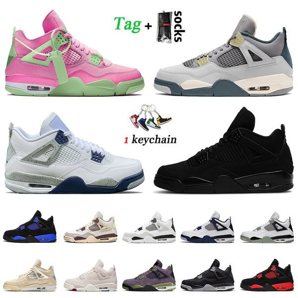 

2022 jumpman 4 seafoam midnight navys basketball shoes size 13 mens trainers craft military black cat sail pink blue thunder cactus bred