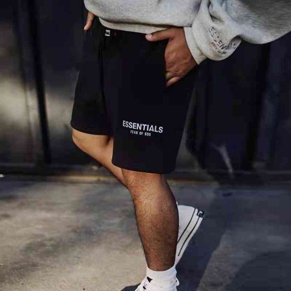 

summer trend loose fitns running style basketball capris 2022 fashion design all-match men's and women's shorts trendy clothing, White;black