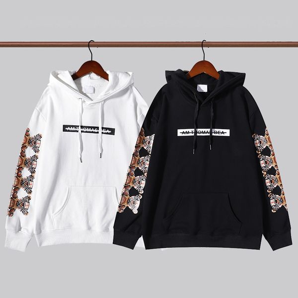 

2022 new sweatshirts white black hoodies men spring autumn mens print sweatshirt loose hoodie women casual pullovers