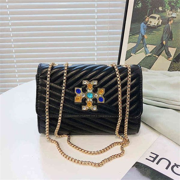 

messenger female summer fashion lingge chain fashionable foreign style armpit small square 75% off wholesale store