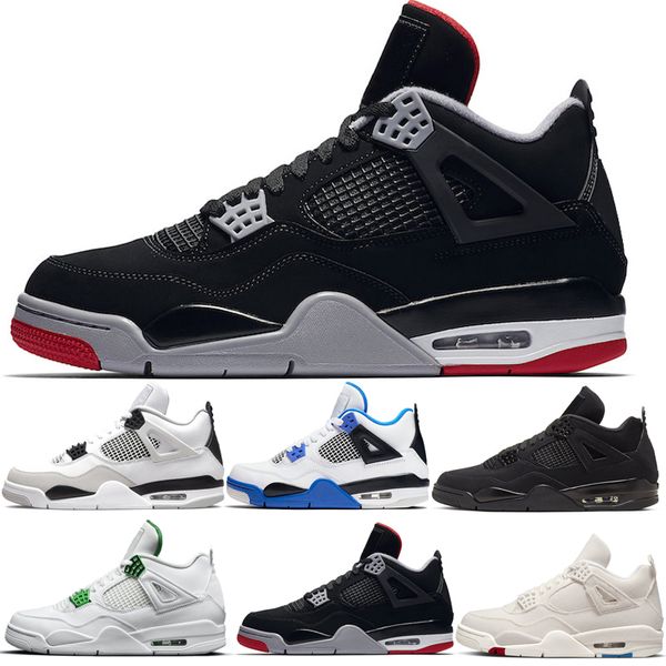 

jumpman 4s men basketball shoes military black red thunder court purple university blue pine green pure money oreo outdoor trainers sneakers