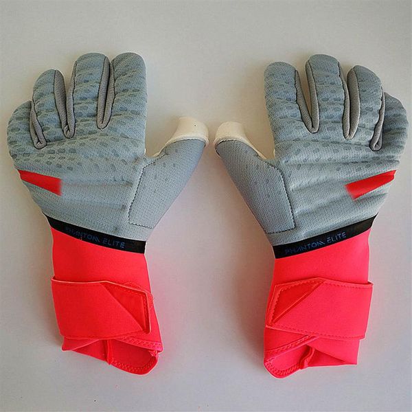 

gk phantom elite professional goalkeeper gloves without finger protection thickened latex soccer goalie gloves football goalkeeper323t, Black
