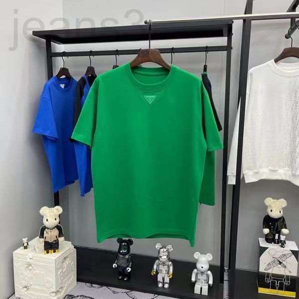 

men's t-shirts designer 2022 summer high version correct b family v loose round neck short sleeve t-shirt men's and women's s, White;black