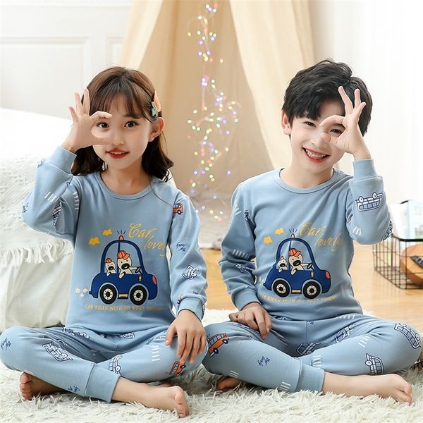 Herbst Winter Baby Mädchen Kleidung Pyjamas Sets Bosy Pyjamas Kinder Homewear Baumwolle Nachtwäsche kinder Indoor Kleidung Pijamas Anzug 220426