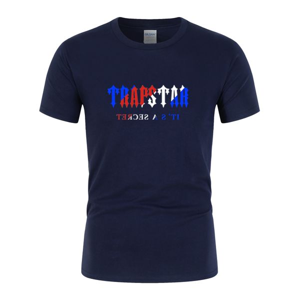 

men's t-shirts 2022 brand trapstar nanocrystals iced out purple print summer cotton oversized street style, White;black