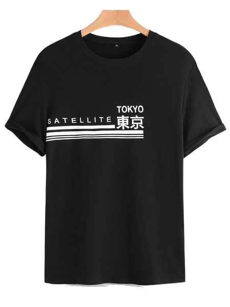 

men letter graphic tee v9vv#, White;black