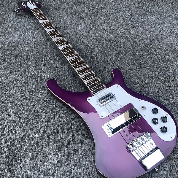 

special 4003 bass purple paint 4 string electric bass mahogany fingerboard sound quality perfect postage
