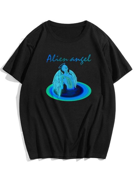 

romwe guys figure graphic tee g0xq#, White;black