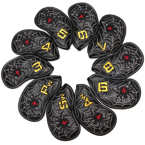 

multiple golf club spider headcover pu irons cover set