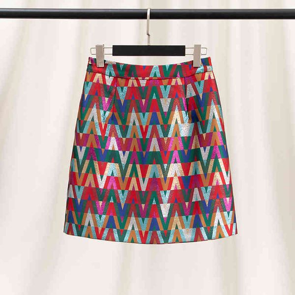 

skirts design sense small and big brand decor striped jacquard high waist hip wrap skirt women's summer red a-line one-step skirt, Black