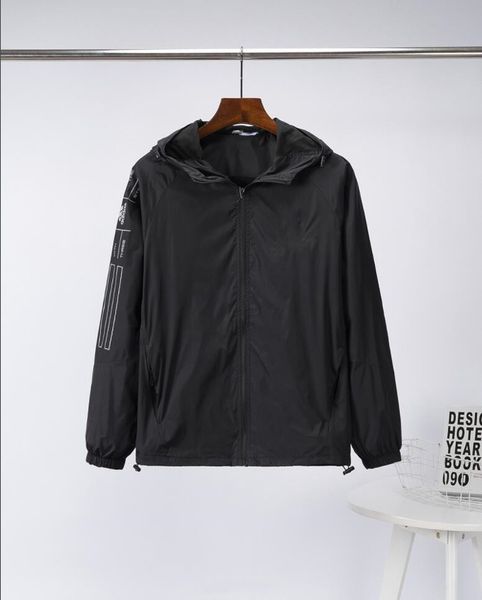 Men Jacke Coat Casual Hip Hop Windproof Hoodies Windbreaker Jackets Sport Running Jogger Coats Kapuze -Oberbekleidung Sportbekleidung