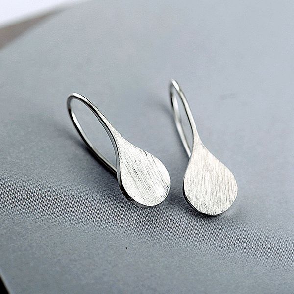

temperament popular earrings women's new water drop earrings personalized simple geometric, Golden;silver