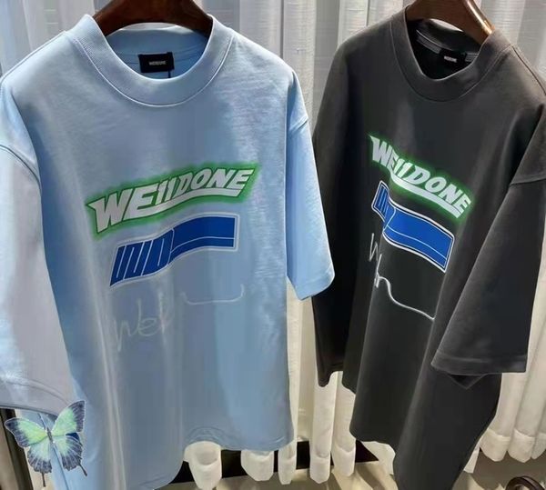 

we11done men women t-shirt ss welldone well done t shirt 220707, White;black