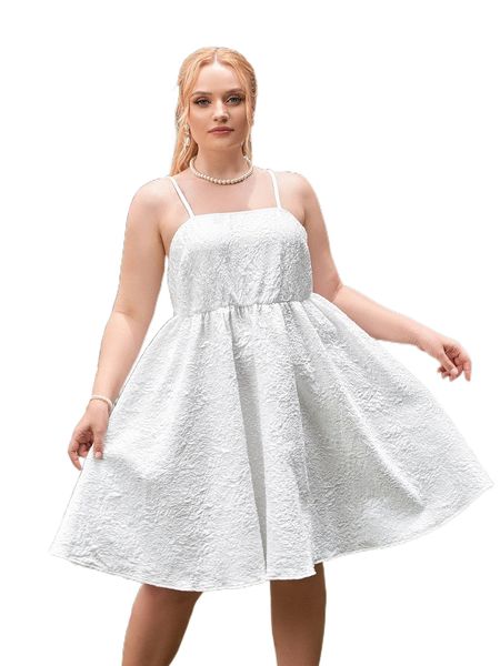 

plus floral jacquard cami dress a7sj#, Black