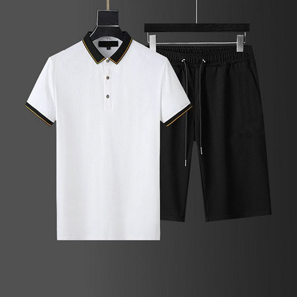 

2022ss designer polo shirts men's luxury suits casual t shirts snake and bee letters print embroidery fashion high street wholesale, White;black