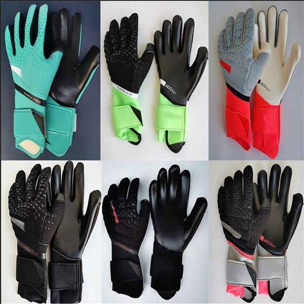 

professional goalkeeper gloves without finger protection gk phantom elite latex goal keeper luvas whole241n, Black