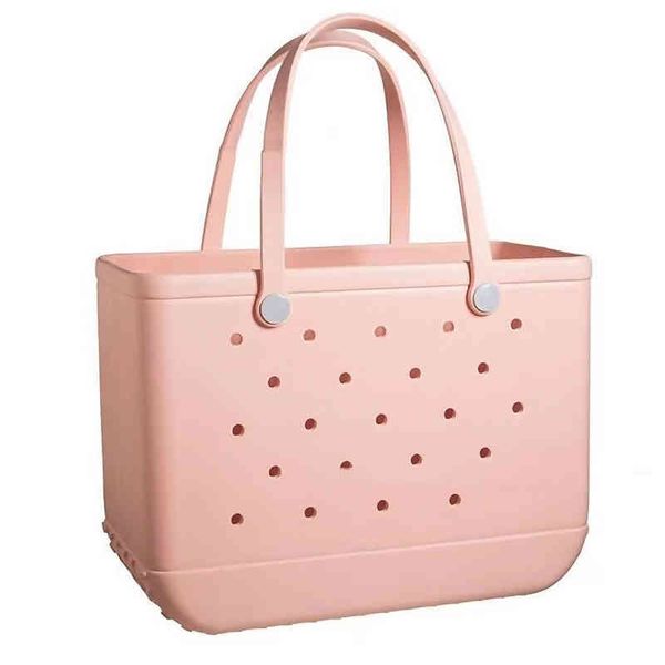 

eva beach bag printed basket hole beach bag lady tote