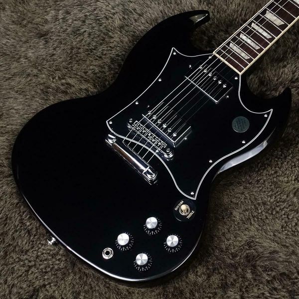 

sg standard ebony electric guitar#4 same of the pictures