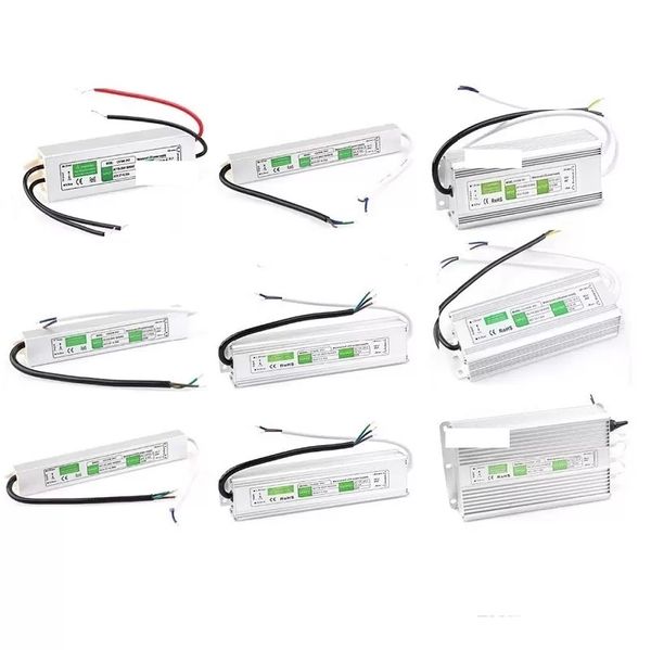 Hochwertiges 12V 50W LED-Netzteil 60W - 250W LED-Transformator LED-Treiberadapter 90V-250V wasserdicht für Unterwasserlicht