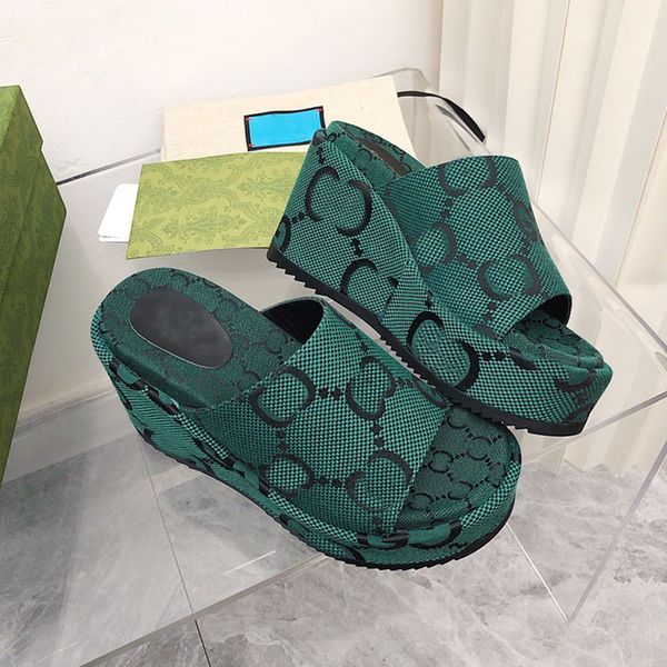 

women sandals platform wedges shoes fashion luxury designer women flip flops and slides for woman penny shoe summer casual beach slippers, Black
