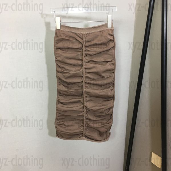 

2022 womens dress summer off the shoulder skirts dawang's new pleated design bag hip waist high waists mid-length skirt for women elega, Black;gray