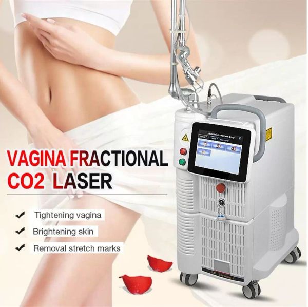 

directly effect co2 laser fractional machine vaginal stretch vertical rf tube 1060nm wavelength for marks removal face lift skin rejuvenatio, Black