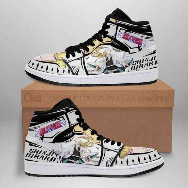 

bleach shinji hirako anime sneakers fan gift idea, Black