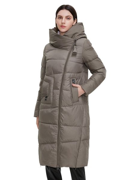 

gasman patched detail zipper hooded puffer coat j6dy#, Black