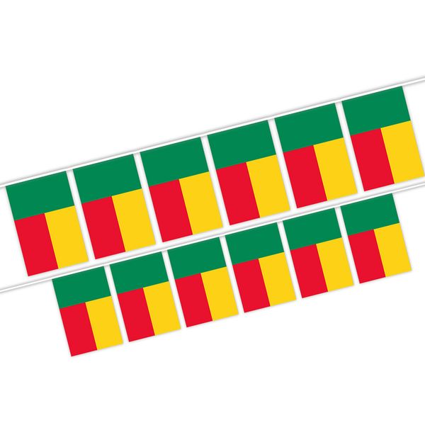 

benin string flag 20 flag world country national hanging mini banner for party decoration