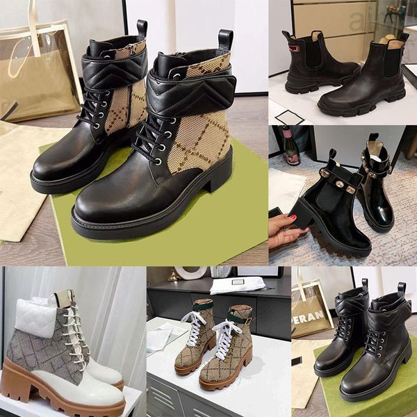 

designer women diamond boots platform chunky heel martin boot genuine leather shoes deserts winter outdoor lady party buckle ankle shoe, Black