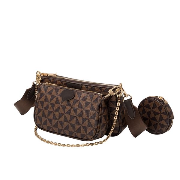 

pattern multicolor fashion 3in1 messenger crossbody handbag shoulder womens bag 220707