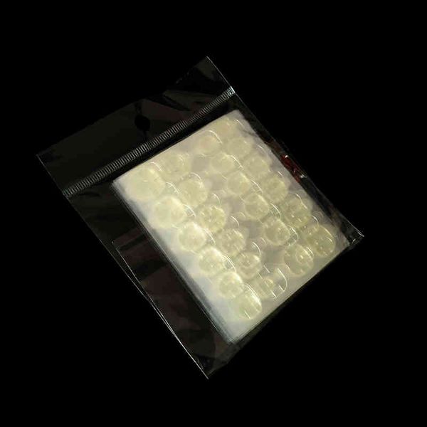 

false nails 10 sheets 240pcs jelly glue double side fake art adhesive tape sticker 0616, Red;gold