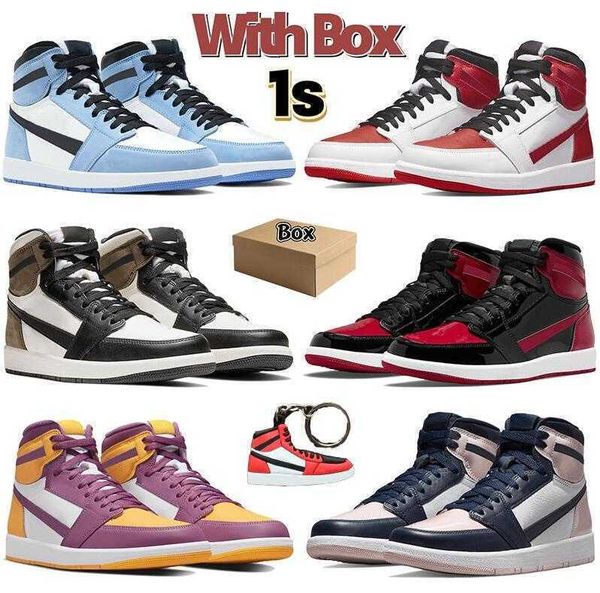 

1 1s mens basketball shoes dark marina blue mocha patent bred brotherhood silver toe black white rust pink mid light smoke pollen men women