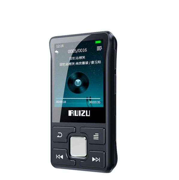 Ruizu X68 x55 x26 Sport MP3 player com Bluetooth Lossless Clip Leitor de Música suporta FM Radio Gravando vídeo E-book Pedômetro TF Cartão