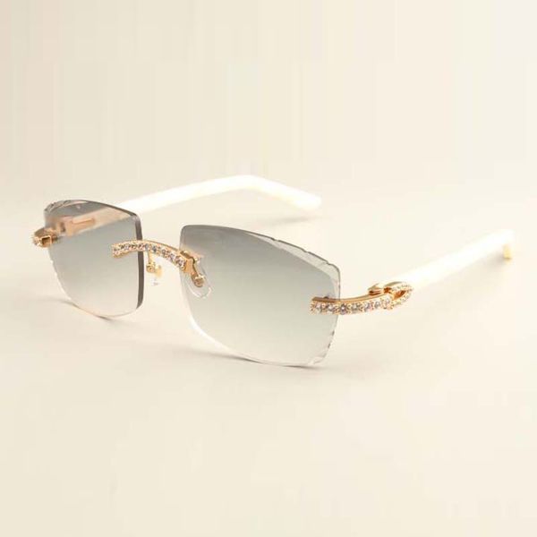 

sunglasses 3524015 with aztec diamond and 57mm cut lenses, White;black