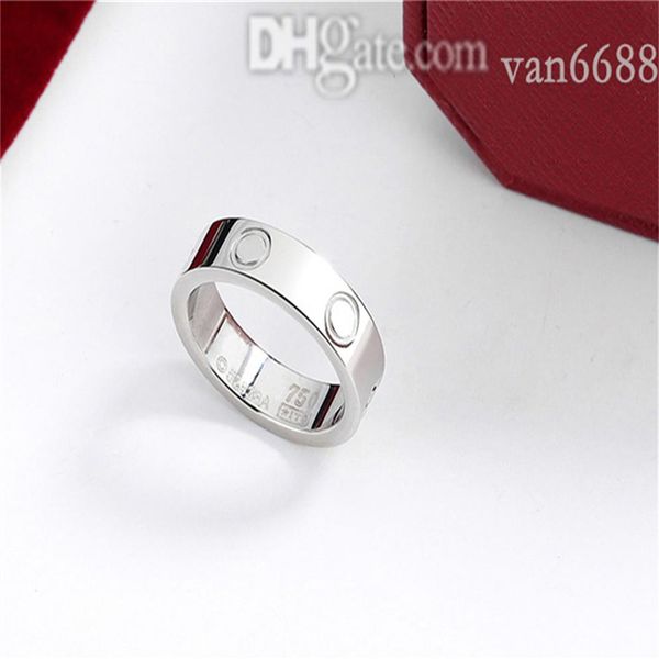 

ladies love rings pendant necklaces screw bracelet van party wedding couple gift love bracelet fashion luxury cleef designer carti329e, Silver