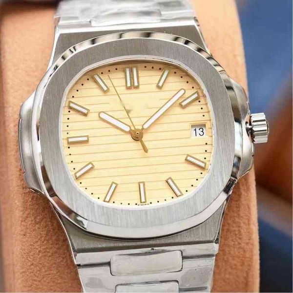 

luxury watches for mens pate philipp watch the most luxury men's yellow mirror watch mechanical wristwatch, Slivery;brown