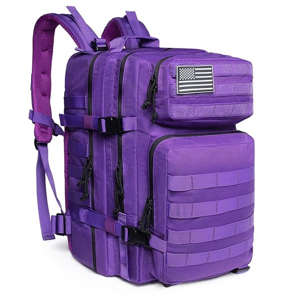 

50l man/women hiking trekking bag military tactical backpack army waterproof molle bug out bag outdoor travel camping backpack 220602