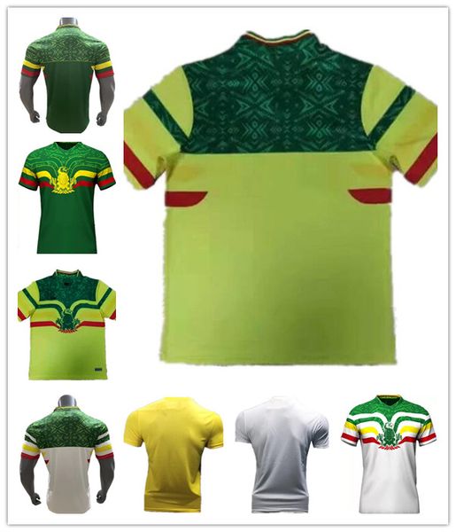

2022 2023 mali soccer jersey national football team yellow football shirt fans version short sleeve white uniforms s-2xl, Black;yellow