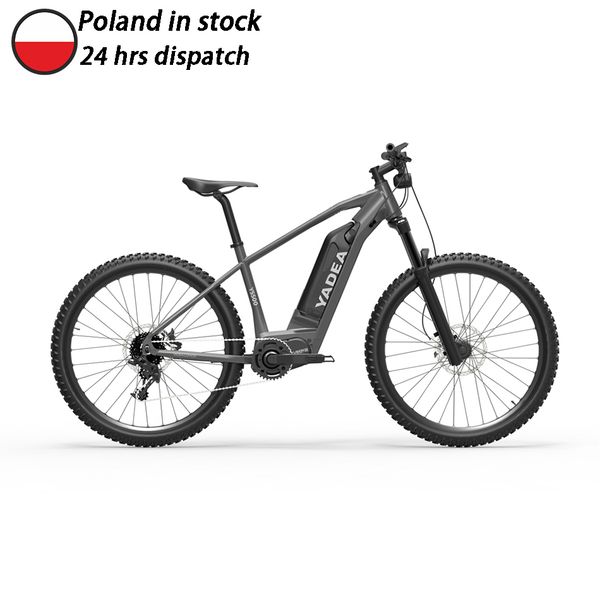 

yadea ys500 electric assist bicycle, 36v 13ah 350w central motor 27.5 tires 80-100km mileage