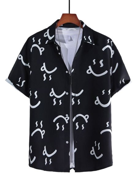 

men random cartoon graphic shirt without tee o6bw#, White;black