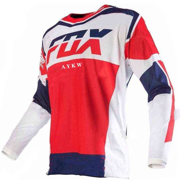 

maillot ciclismo hombre verano fox mtb maglia motocross ropa deportiva cycling jersey vetement vtt short downhill jerseys, White